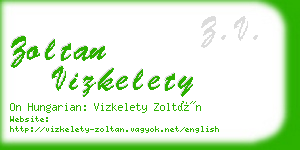 zoltan vizkelety business card